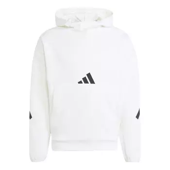 Толстовка z.n.e. hoodie 'white black' Adidas, белый