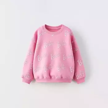 Толстовка ZARA Barbie Print, розовый