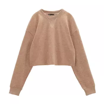 Толстовка Zara Soft, светло-коричневый