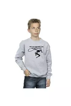 Толстовка «Женщина-кошка Don't Play Games» DC Comics, серый