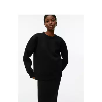 Толстовка женская Arket с круглым вырезом, черный