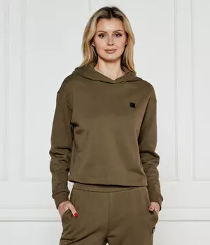 Толстовка женская Armani Exchange с капюшоном, зеленый