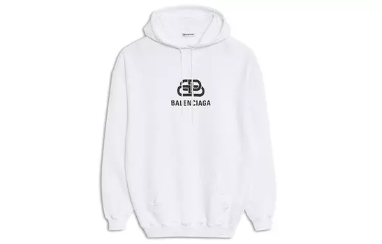 Толстовка женская Balenciaga, белый / черный