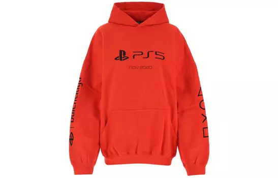 Толстовка женская Balenciaga, красный