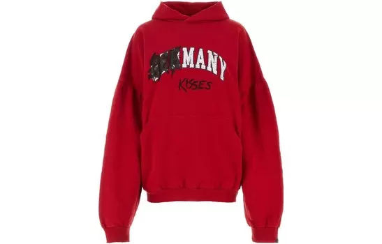 Толстовка женская Balenciaga, красный