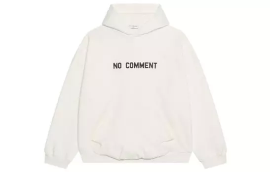 Толстовка женская Balenciaga No Comment, белый