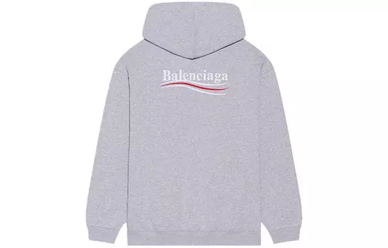Толстовка женская Balenciaga с логотипом, серый