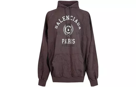 Толстовка женская Balenciaga, темно-серый