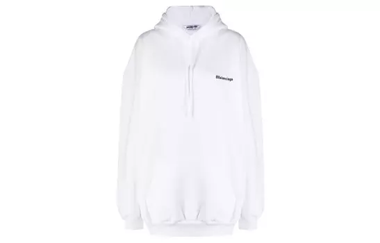 Толстовка женская Balenciaga удлиненная, белый