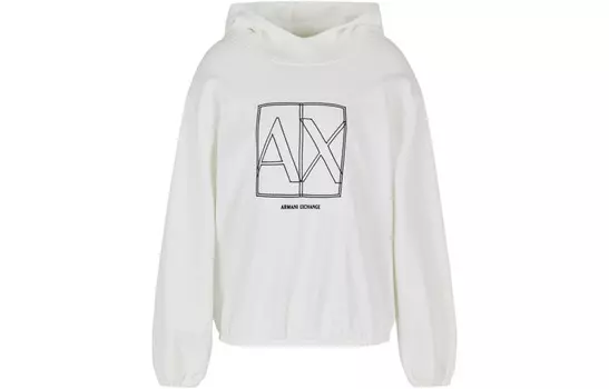 Толстовка женская белая Armani Exchange