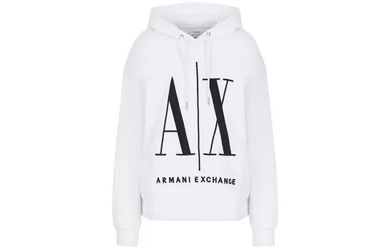 Толстовка женская белая Armani Exchange