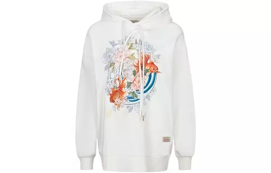 Толстовка женская белая Evisu