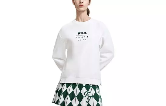 Толстовка женская белая Fila