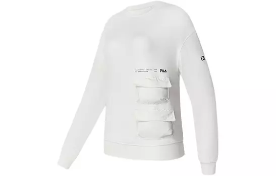 Толстовка женская белая Fila