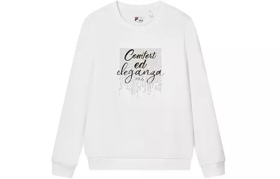 Толстовка женская белая Fila