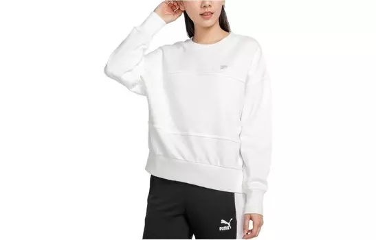 Толстовка женская белая Puma