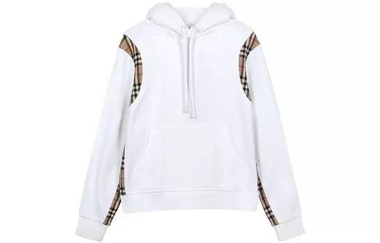 Толстовка женская Burberry, белый / коричневый