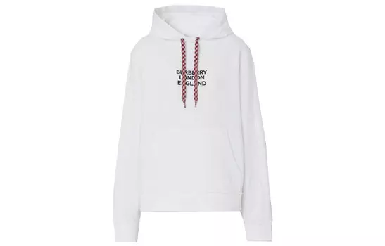 Толстовка женская Burberry с цветным шнурком, белый
