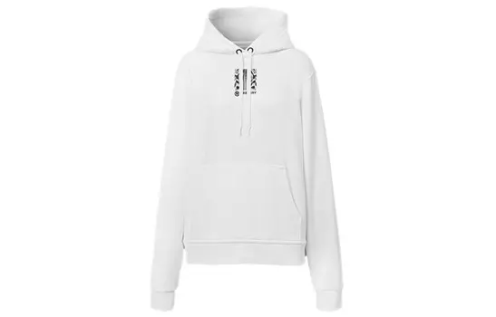 Толстовка женская Burberry с капюшоном и карманом, белый