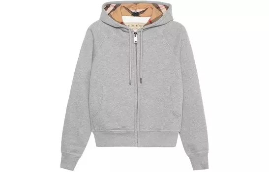 Толстовка женская Burberry с капюшоном, серый