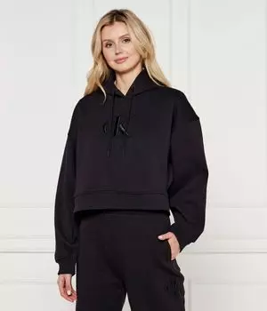 Толстовка женская Calvin Klein Jeans короткая, черный