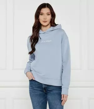 Толстовка женская Calvin Klein с капюшоном, голубой