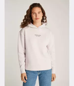 Толстовка женская Calvin Klein с надписью, розовый