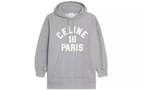 Толстовка женская Celine, серый / белый