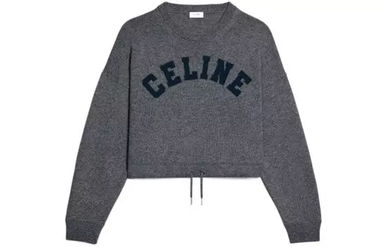 Толстовка женская Celine, серый / черный