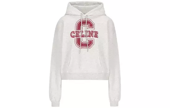 Толстовка женская Celine, серый / красный