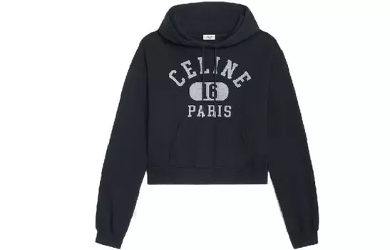 Толстовка женская черная Celine