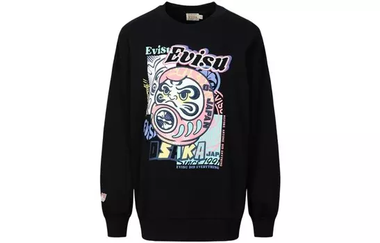 Толстовка женская черная Evisu
