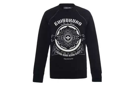 Толстовка женская черная Evisu