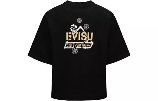 Толстовка женская черная Evisu