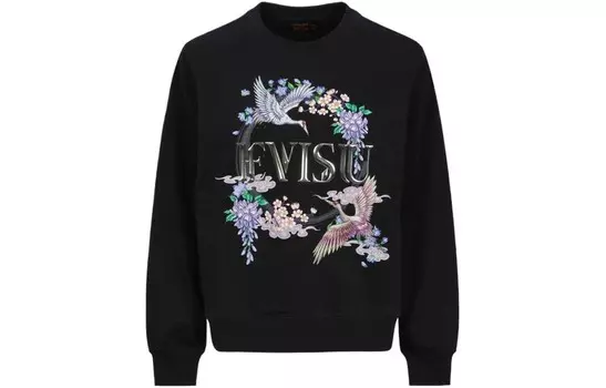 Толстовка женская черная Evisu, черный