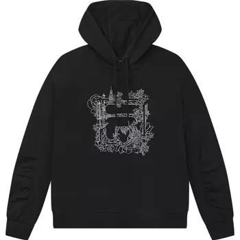 Толстовка женская черная Fila