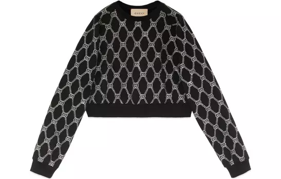 Толстовка женская черная Gucci