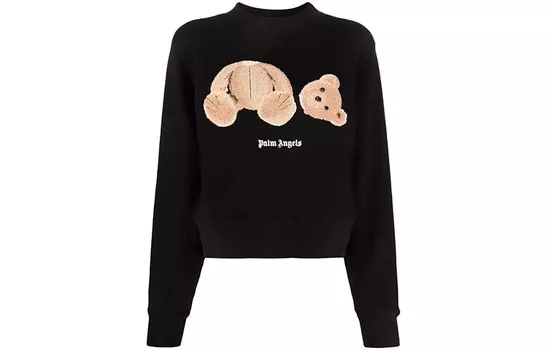 Толстовка женская черная Palm Angels