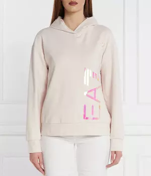 Толстовка женская Ea7 с градиентом, розовый