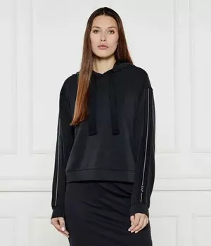 Толстовка женская Ea7 с капюшоном черный