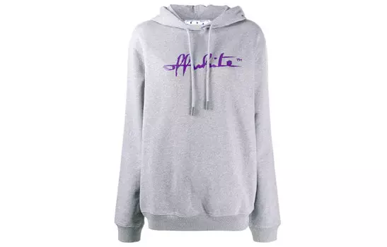 Толстовка женская FW20 серая Off-White, серый