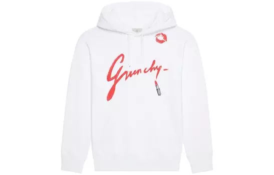 Толстовка женская Givenchy, белый / красный