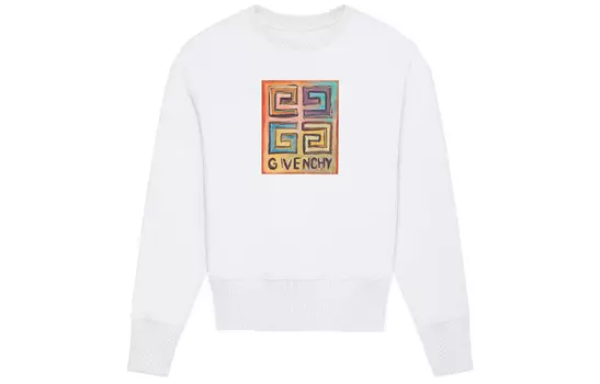 Толстовка женская Givenchy с принтом, белый