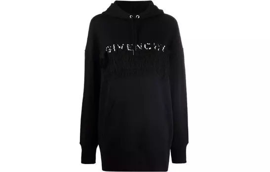 Толстовка женская Givenchy удлиненная, черный