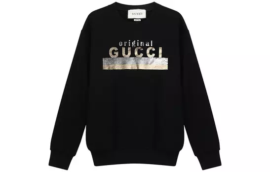 Толстовка женская Gucci, черный / золотой / серебряный