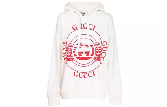 Толстовка женская Gucci Logo-print, белый