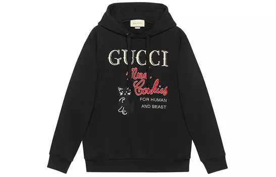 Толстовка женская Gucci Mad Cookies, черный