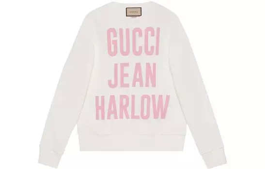 Толстовка женская Gucci с принтом, белый
