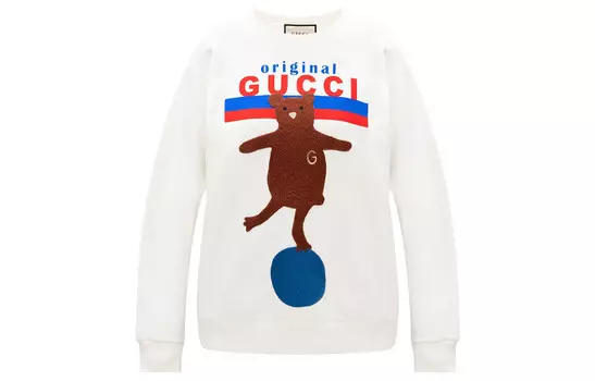 Толстовка женская Gucci с рисунком, белый