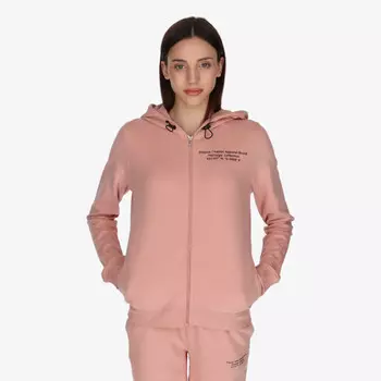 Толстовка женская Heritage с капюшоном на молнии и полной молнией Ellesse, розовый